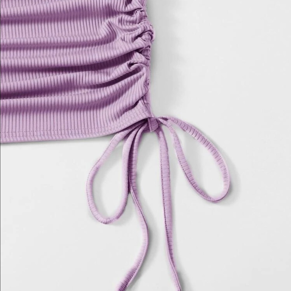 Romwe Contrast Drawstring Dress - Picture 5 of 5